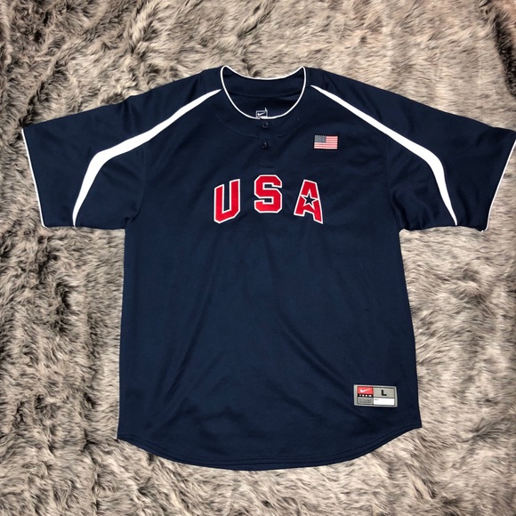nike usa baseball jersey